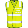 Authorised Traffic Controller Safety Vest Lime